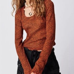 Free People Garner Long Sleeve Tee